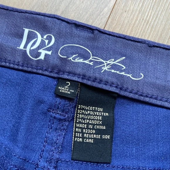 DG2 By Diane Gilman dark purple violet blue with stretch size 2 - Picture 13 of 14
